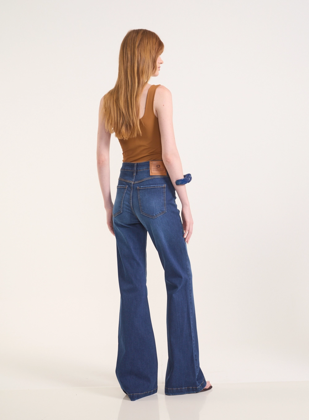 Calça Jeans Flare Cintura Alta - New York Índigo
