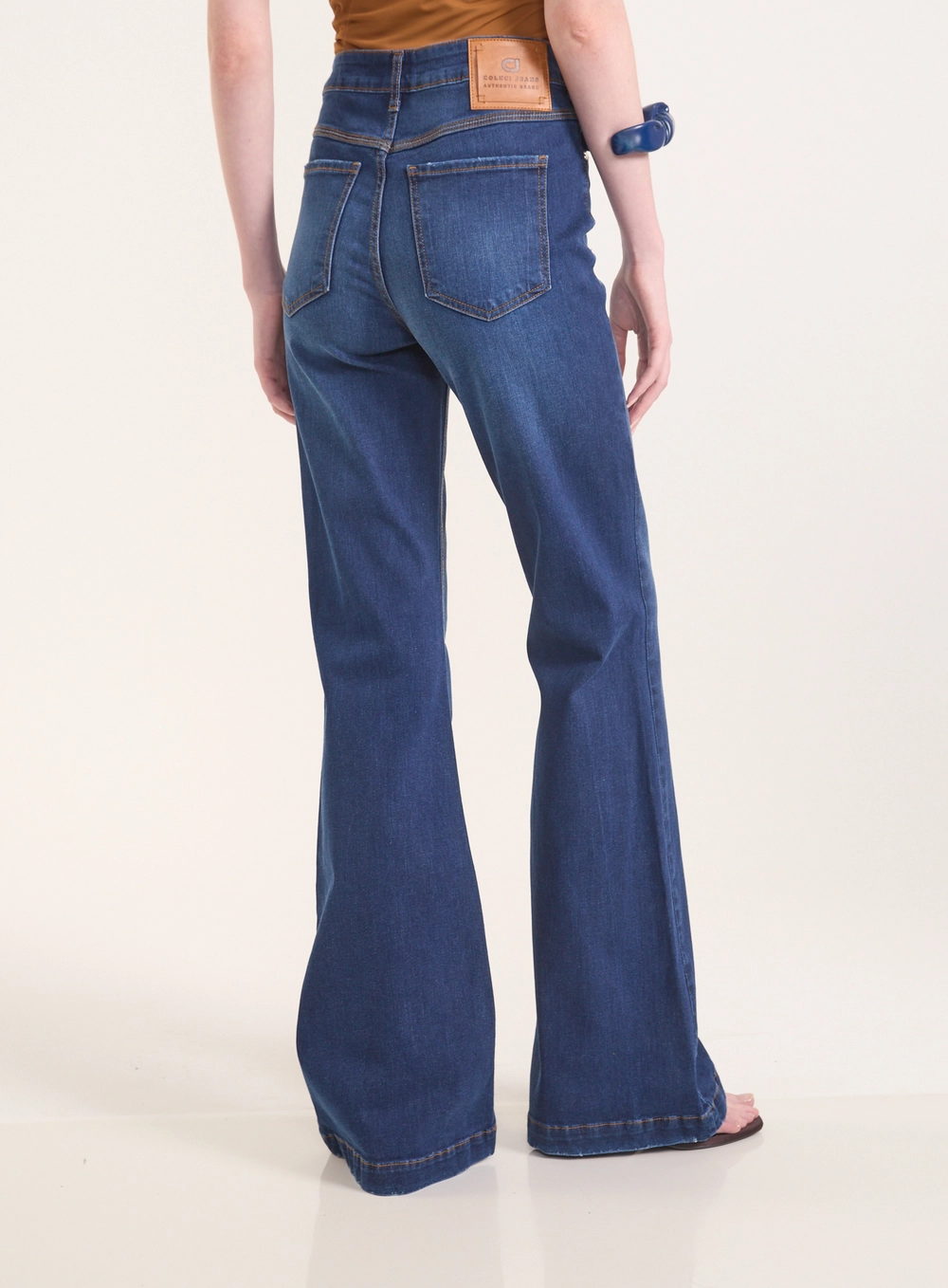 Calça Jeans Flare Cintura Alta - New York Índigo
