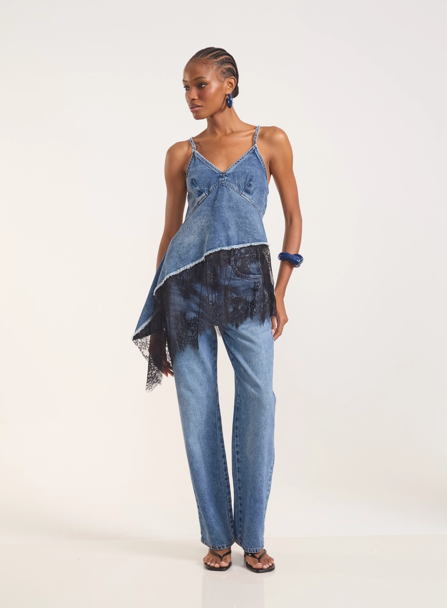 Calça Jeans Reta - Barcelona