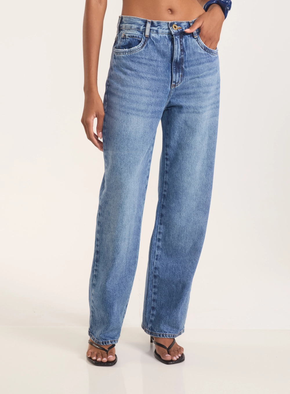 Calça Jeans Reta - Barcelona Índigo