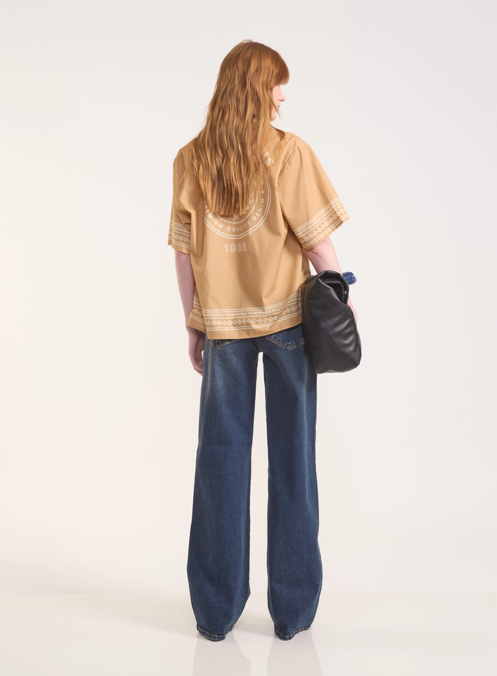 Calça Jeans Wide Leg Cintura Alta - Berlim Stretch Índigo