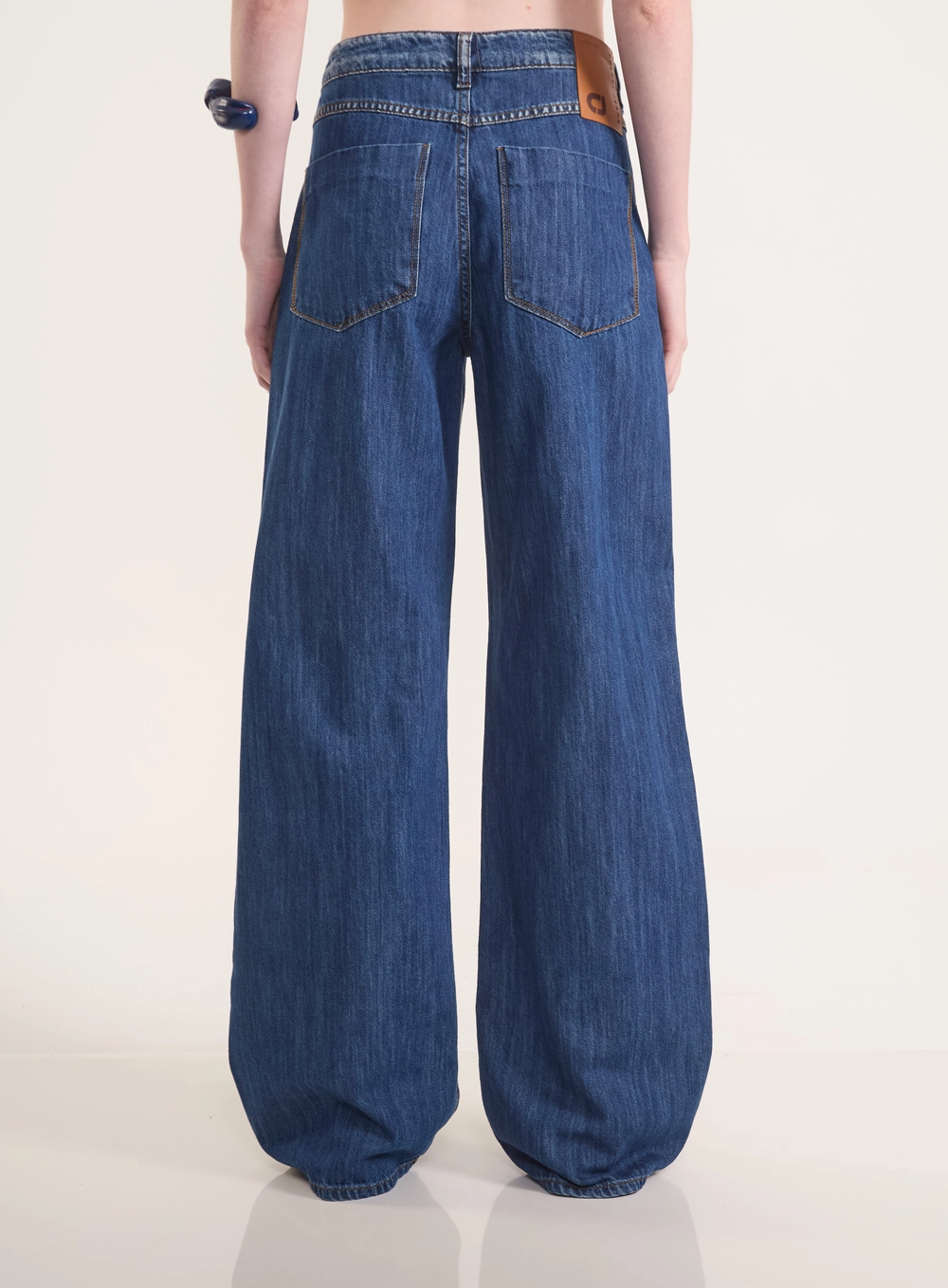 Calça Jeans Wide Leg Berlim High Waist Índigo