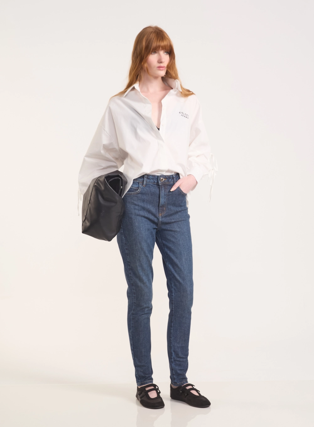 Calça Jeans Skinny Com Bordado Viena Índigo