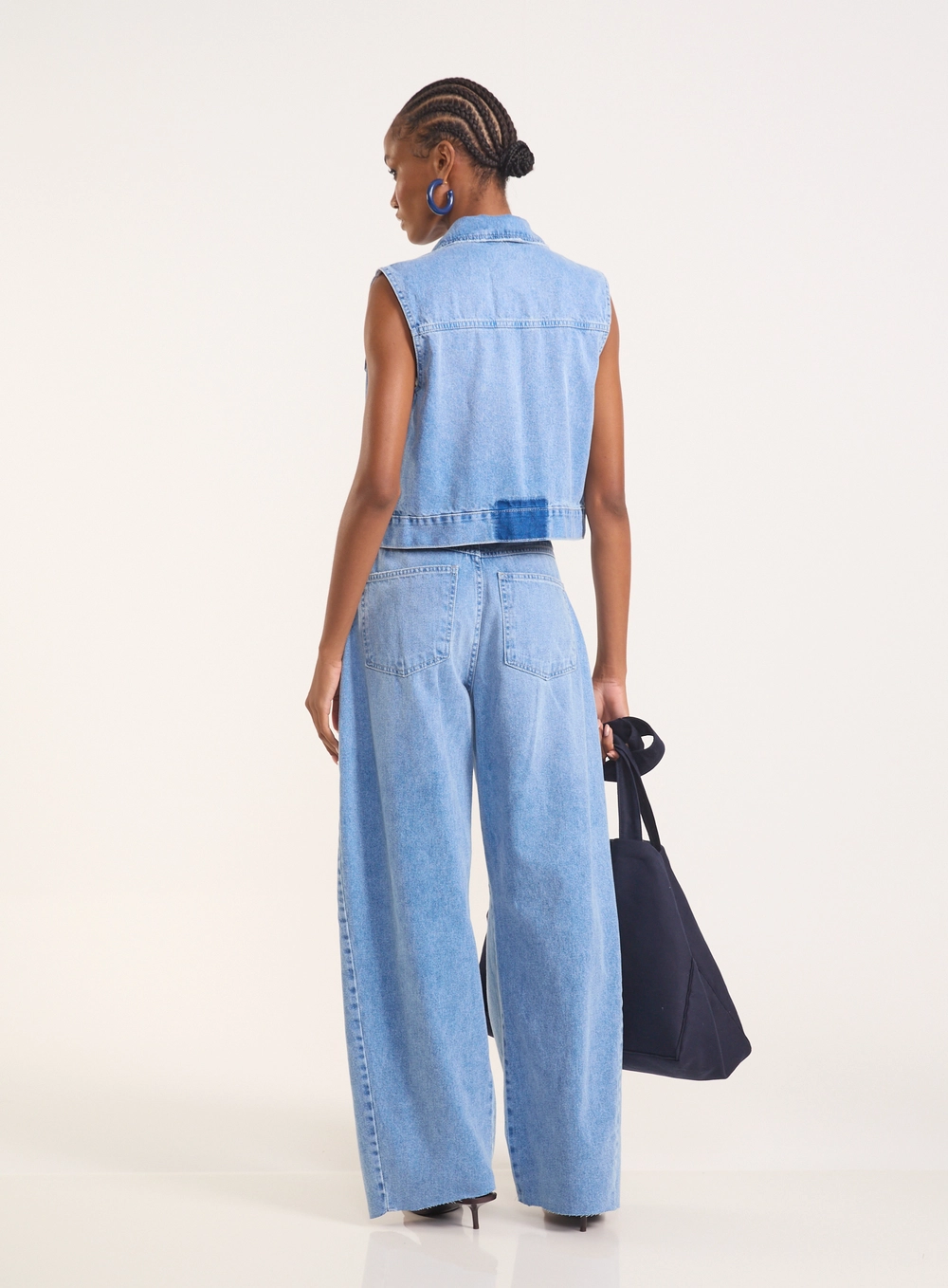 Calça Jeans Wide Leg - Dublin Índigo