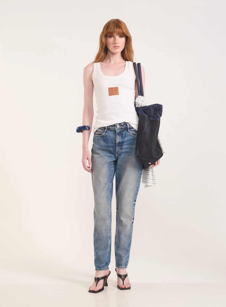 Calça Jeans Feminina Mom - Madrid