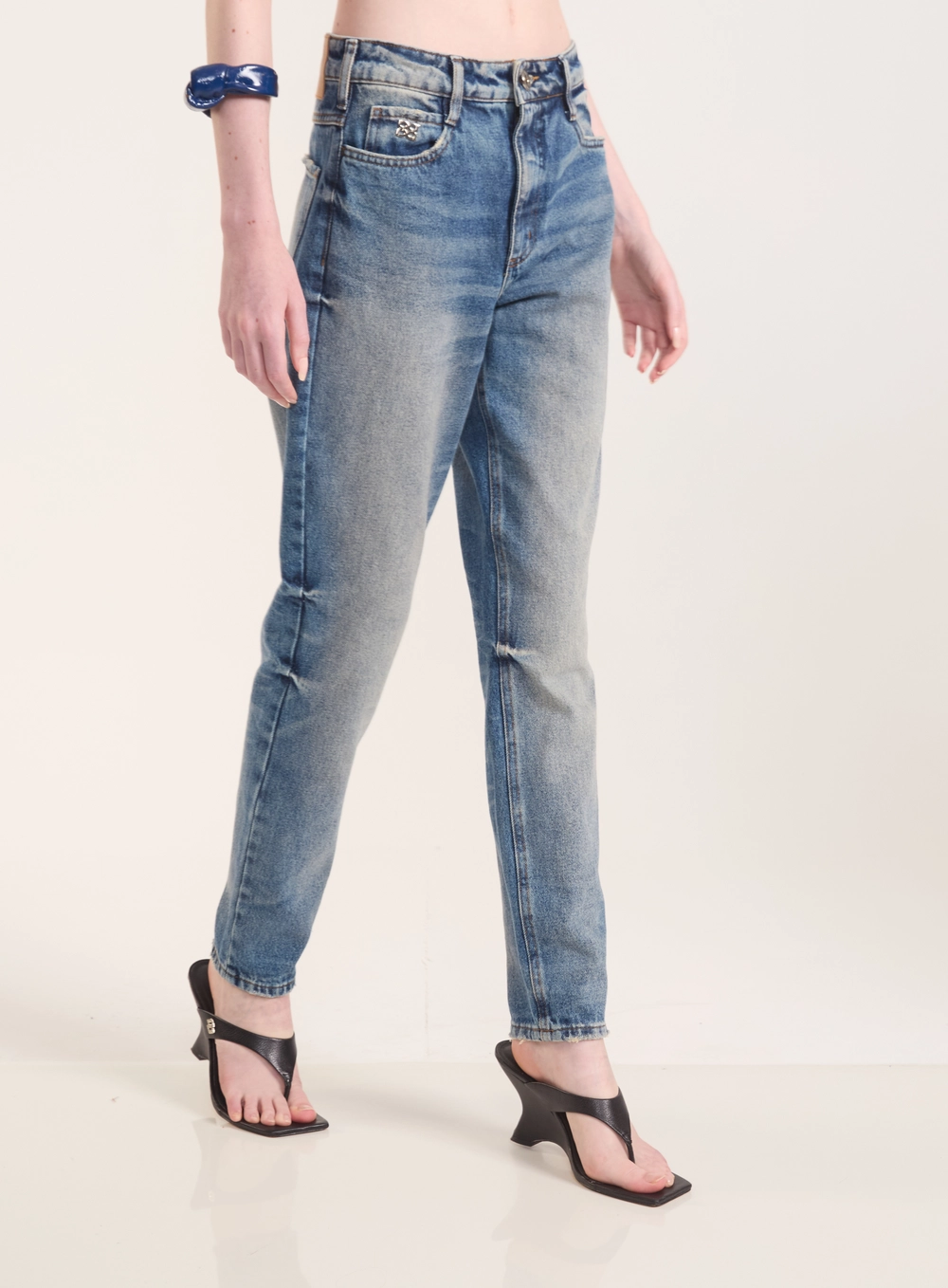 Calça Jeans Feminina Mom - Madrid Índigo