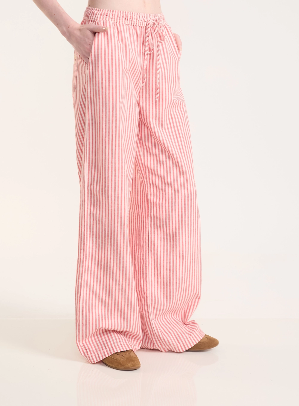 Calça Sarja Wide Leg Estampada - Toquio Estampados