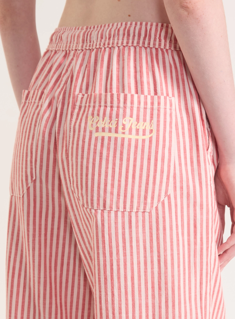 Calça Sarja Wide Leg Estampada - Toquio Estampados