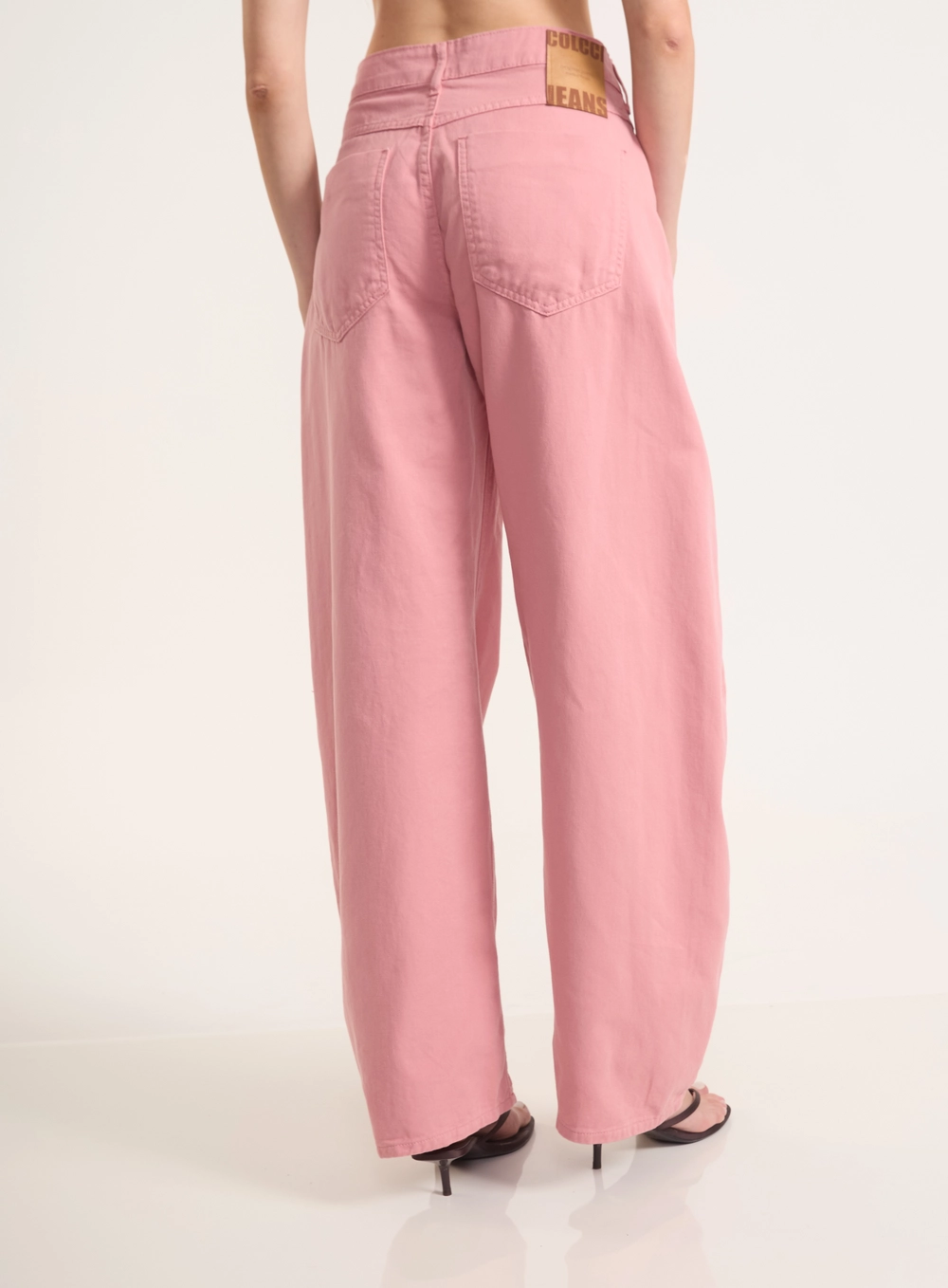 Calça Jeans Sarja Barrel - Dublin Rosa