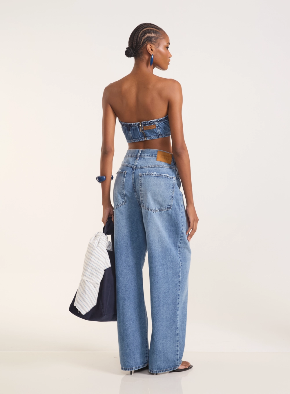 Calça Jeans Barrel Leg - California Índigo