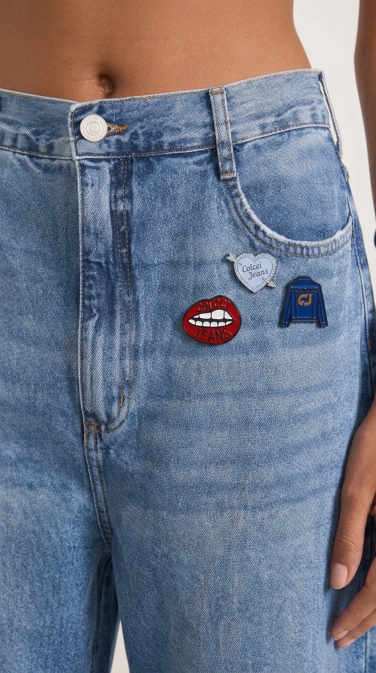 Calça Jeans Barrel Leg - California Índigo