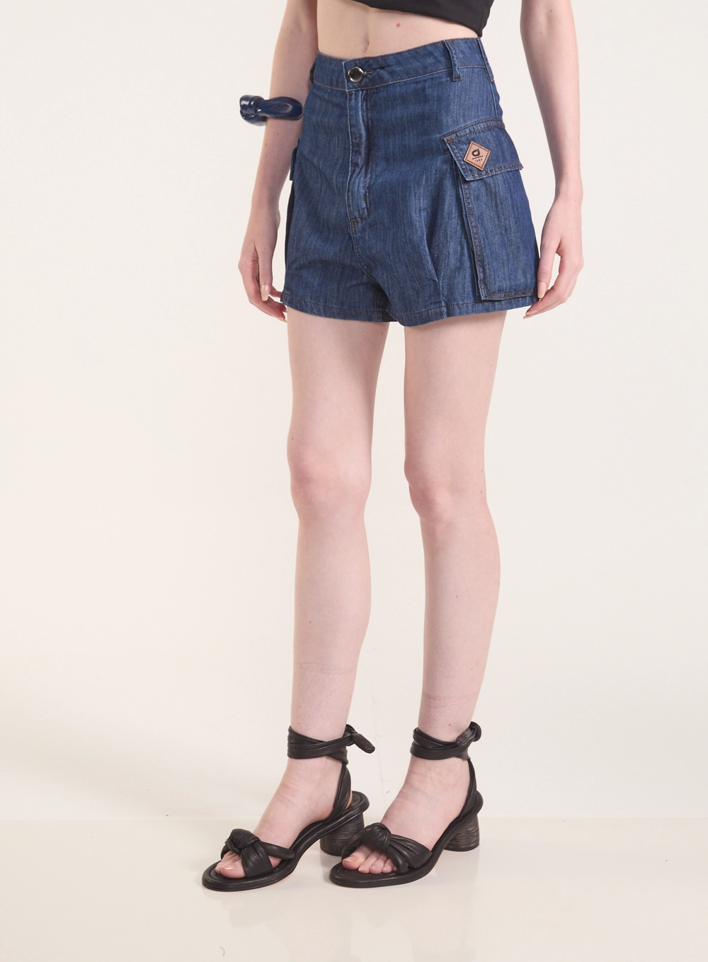 Short Jeans Cargo - Fashion Índigo