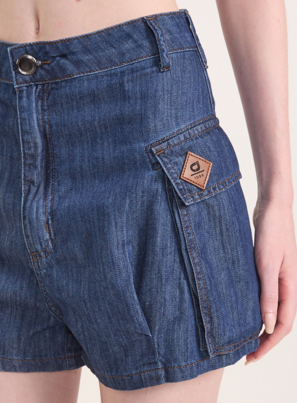 Short Jeans Cargo - Fashion Índigo