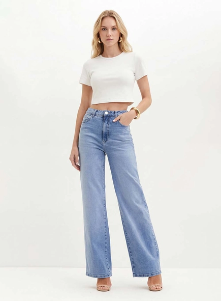 Calça Feminina Jeans - Reta Slim