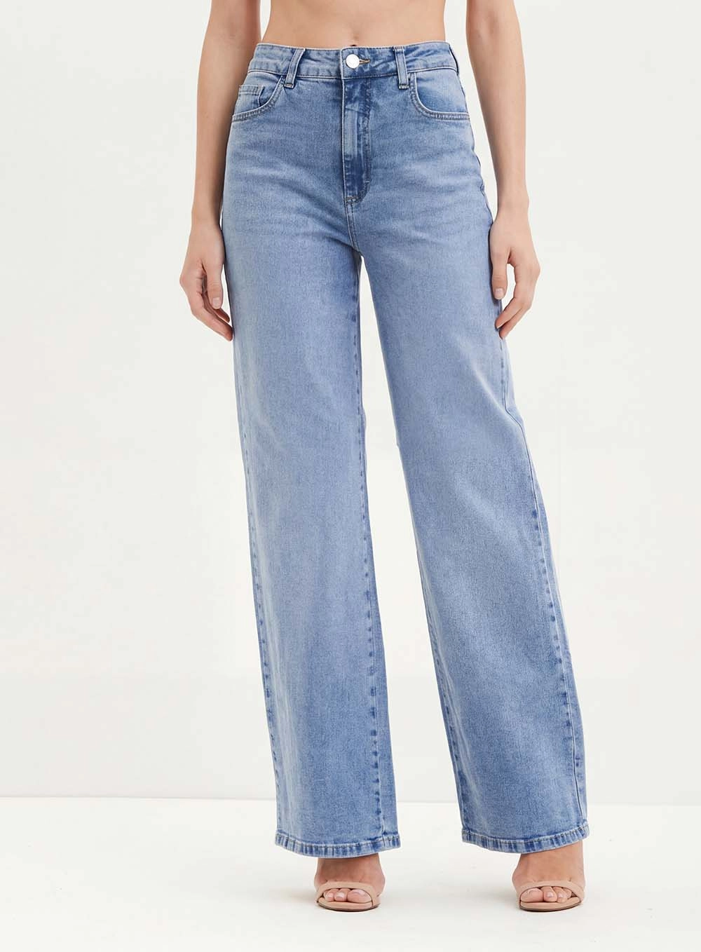 Calça Feminina Jeans - Reta Slim Índigo 2