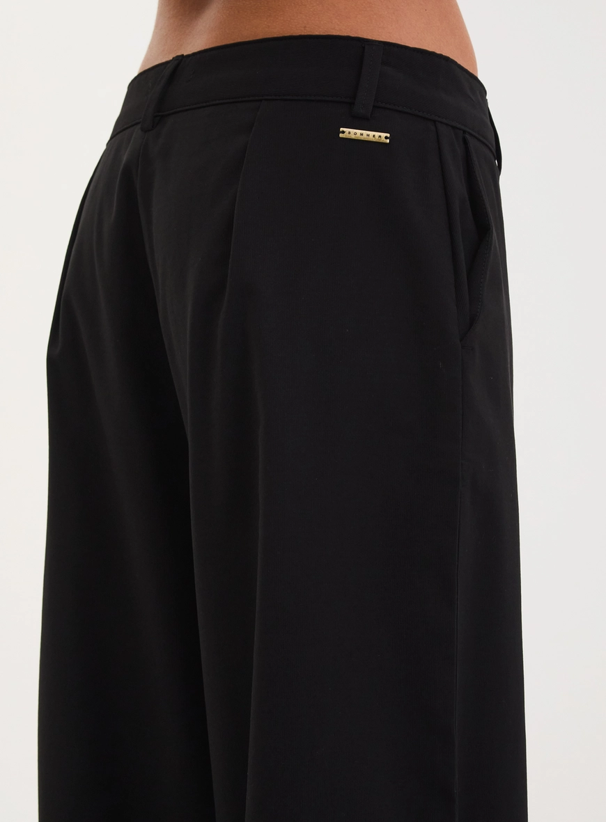 Calça Alfaiataria Feminina - Pantacourt Preto 4