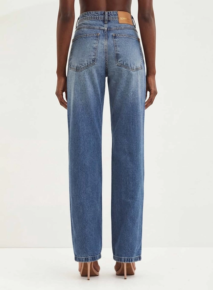 Calça Feminina Jeans Reta - Slim