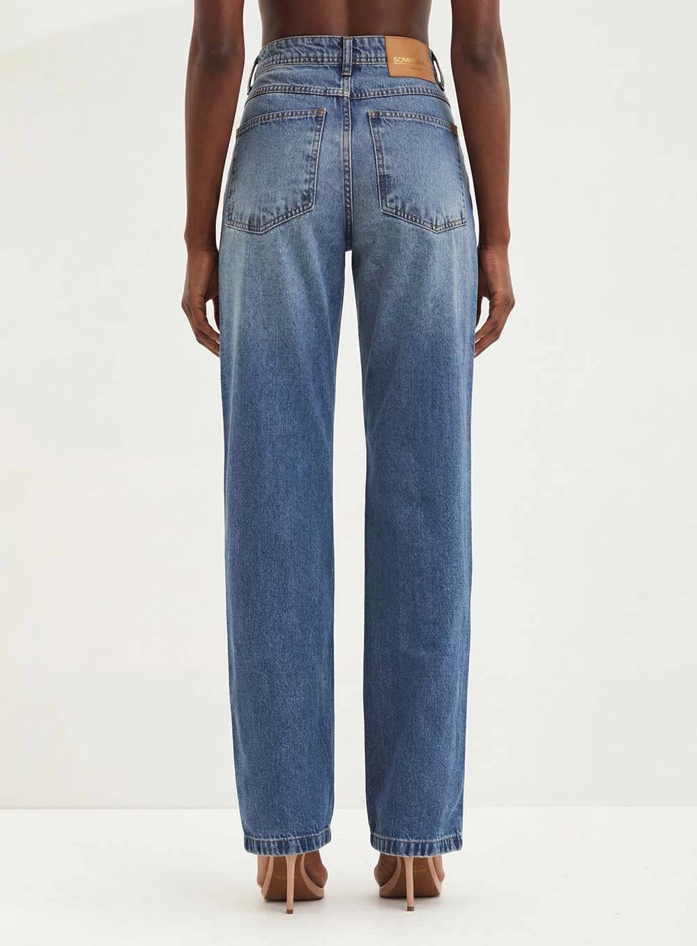 Calça Feminina Jeans Reta - Slim Índigo 2