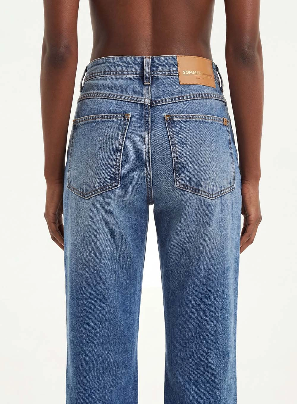 Calça Feminina Jeans Reta - Slim Índigo 4