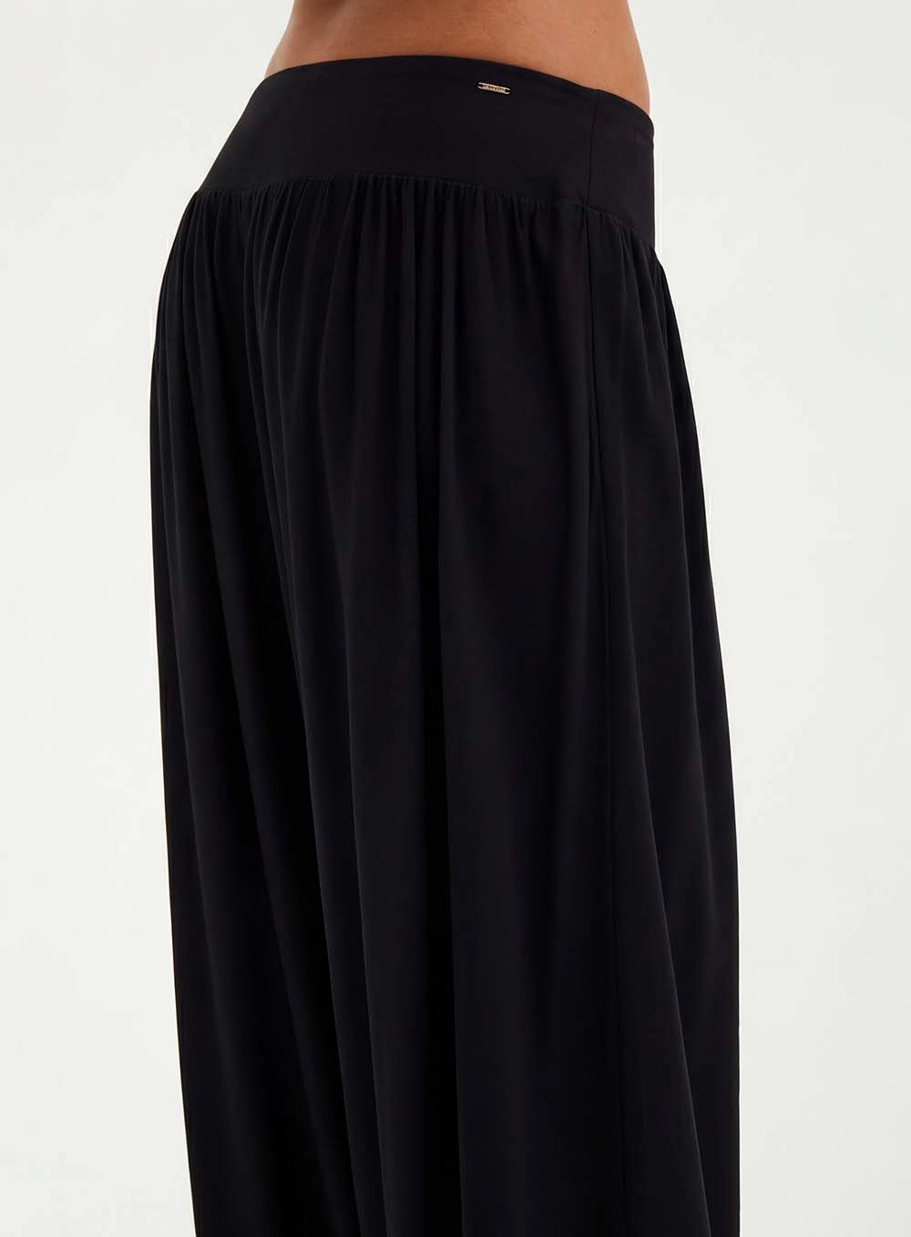 Calça Feminina Com Cós Transpassado - Aladin Preto 3