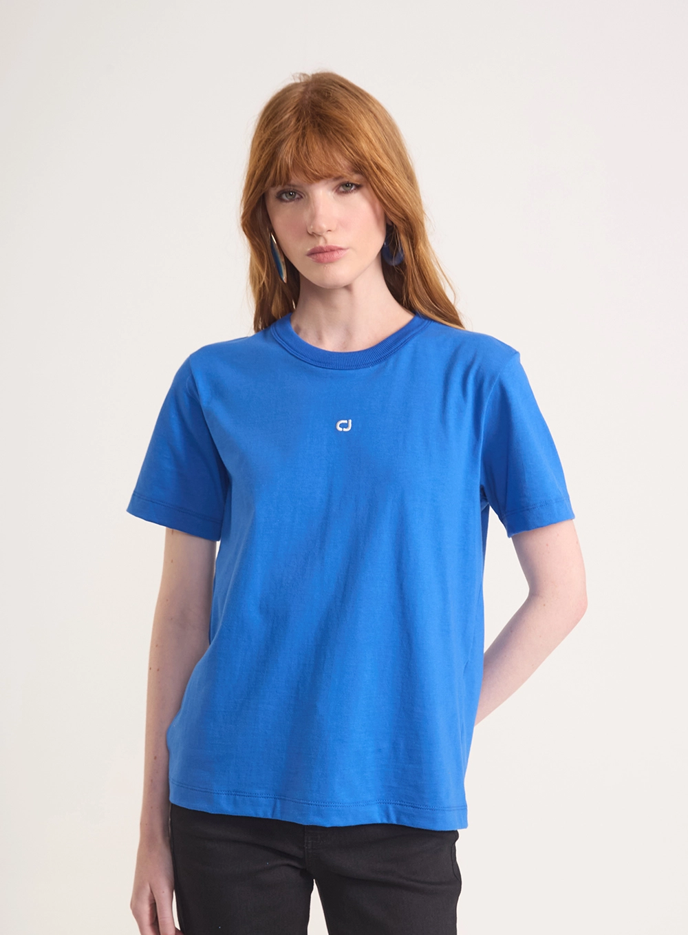 Camiseta Minimalist Logo Azul