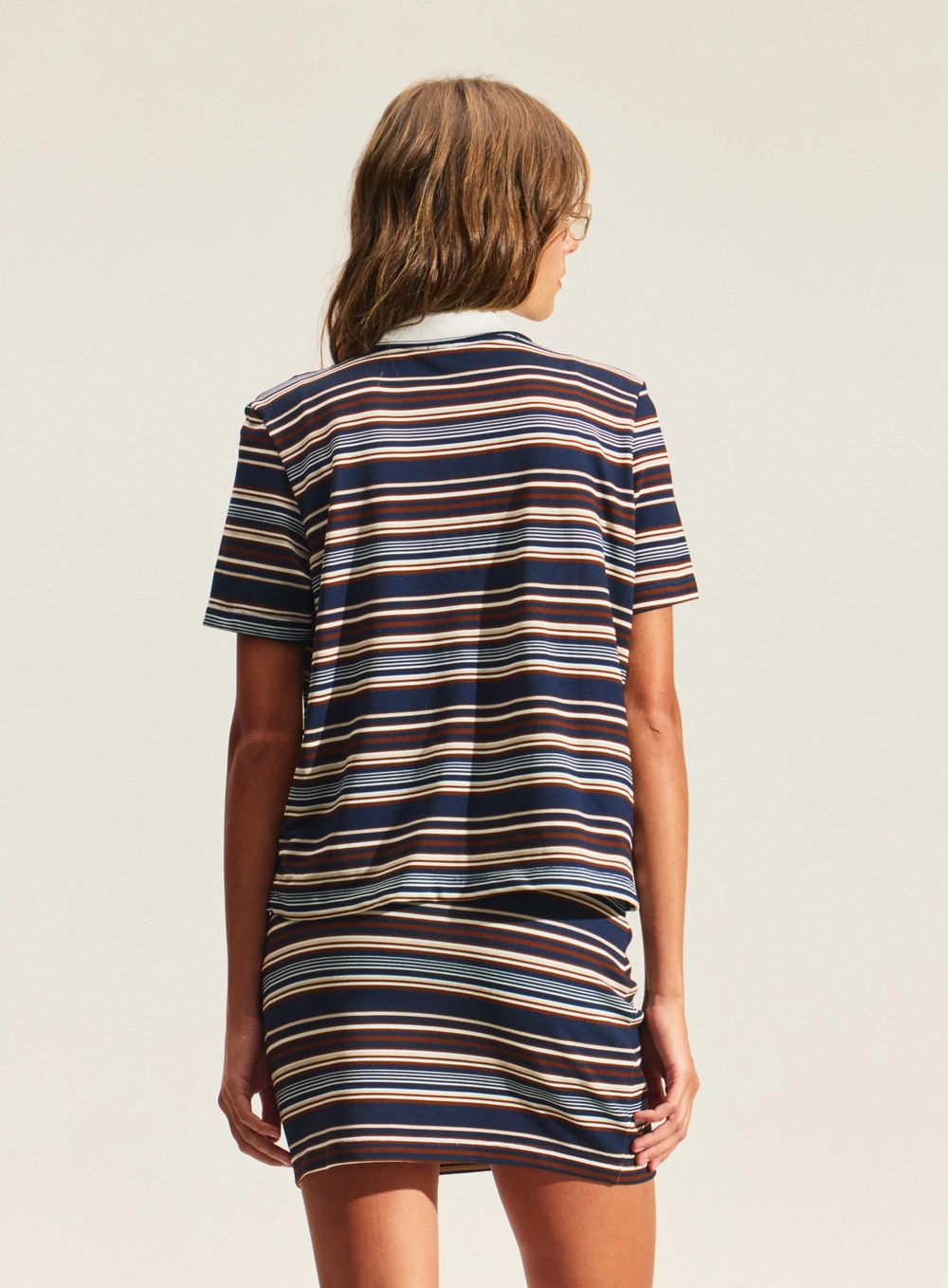 Blusa Feminina Estampada Com Gola Polo Estampados