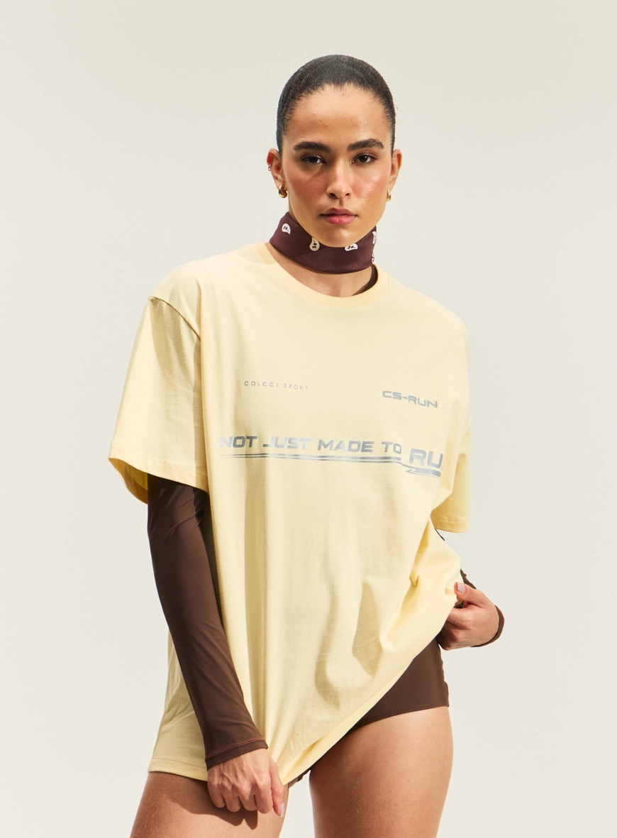 Camiseta Loose Feminina Com Estampa Localizada