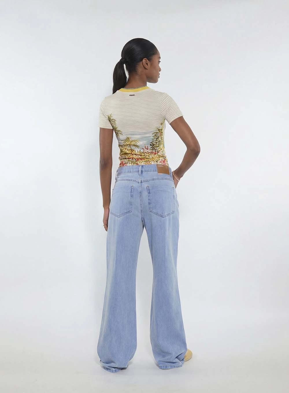 Calça Jeans Feminina Wide Leg Índigo 2