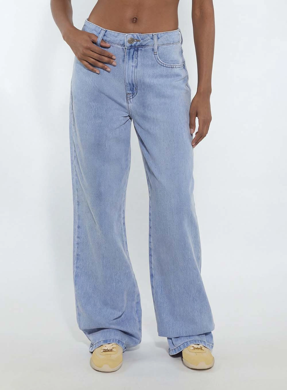 Calça Jeans Feminina Wide Leg Índigo 3