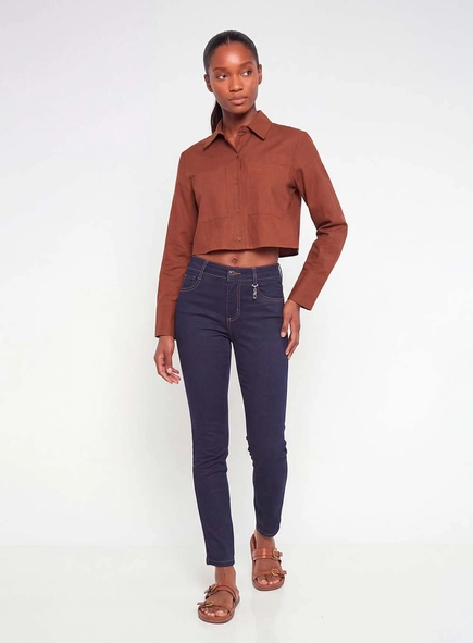 Calça Jeans Feminina Skinny Média