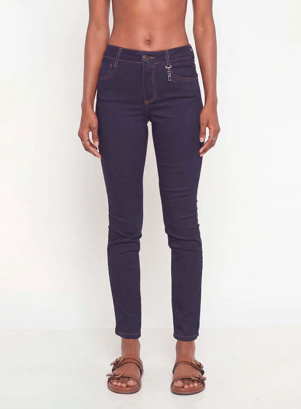 Calça Jeans Feminina Skinny Média Índigo 3
