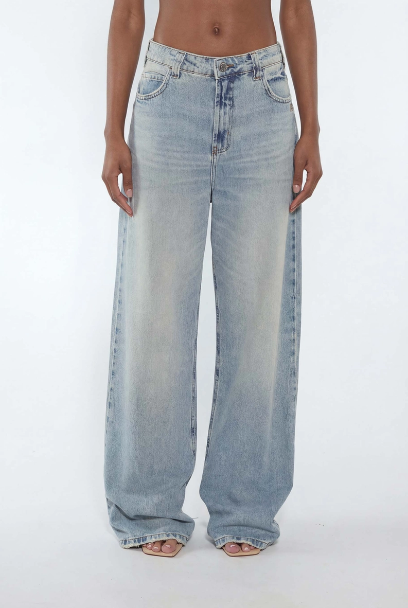 Calça Jeans Feminina Loose Fit Índigo 3
