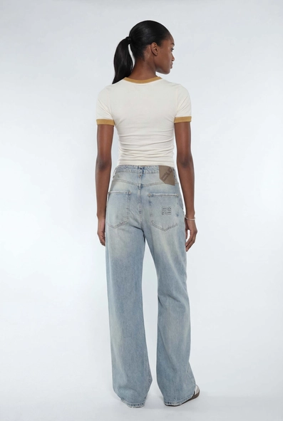 Calça Jeans Feminina Loose Fit