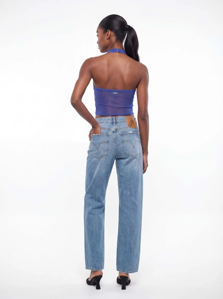 Calça Jeans Feminina Barrel