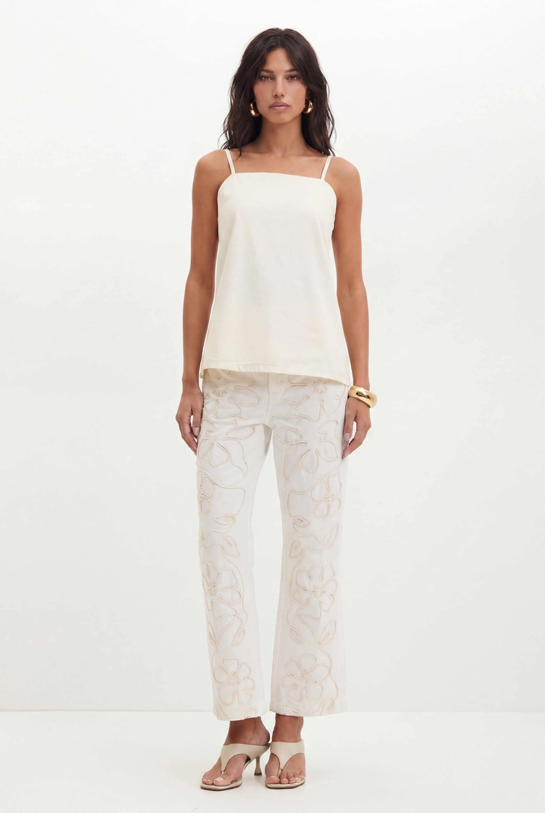 Blusa Feminina Com Alças Finas - Evasê Off Shell 3