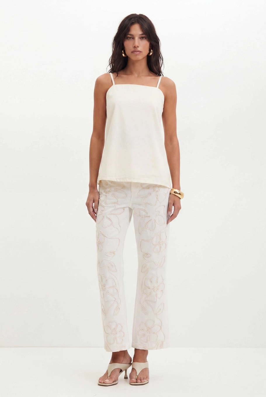 Blusa Feminina Com Alças Finas - Evasê Off Shell 3