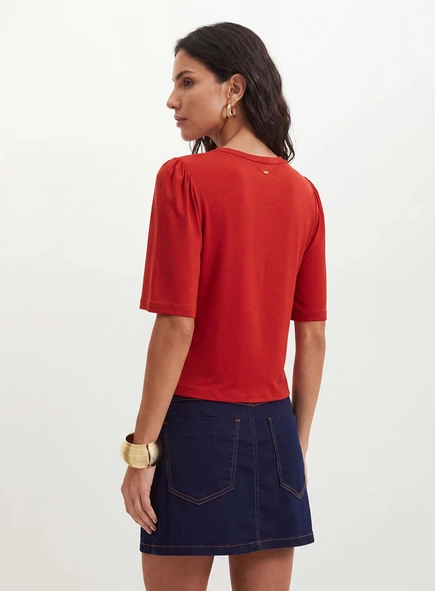 Blusa Feminina Com Manga Ampla - Comfort