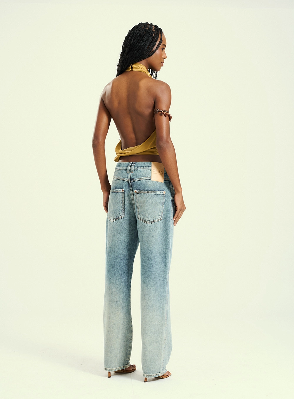 Calça Jeans Feminina Wide Leg Vintage Índigo 2
