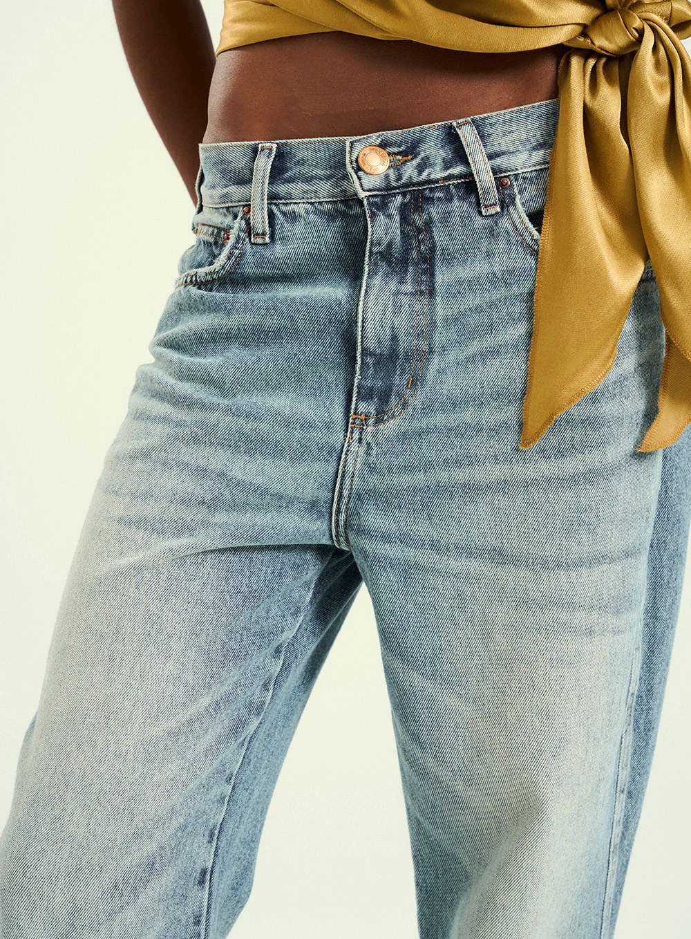 Calça Jeans Feminina Wide Leg Vintage Índigo 3