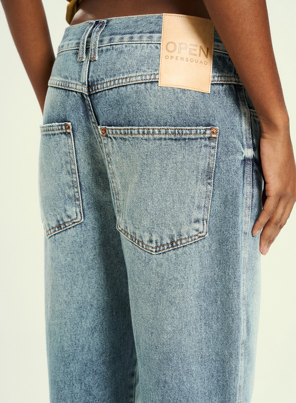 Calça Jeans Feminina Wide Leg Vintage Índigo 5