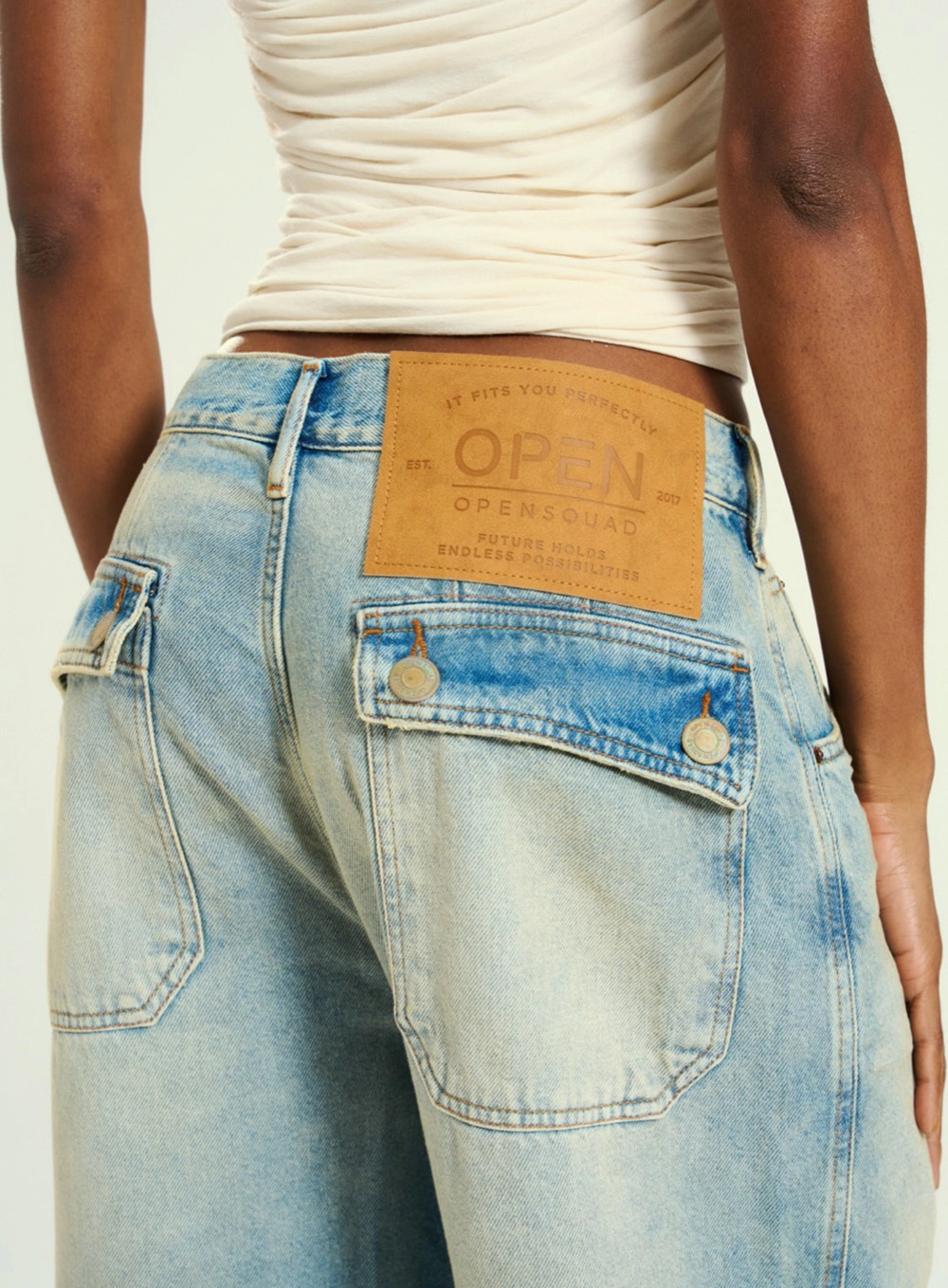 Calça Jeans Feminina Reta - Kalifa Índigo 3