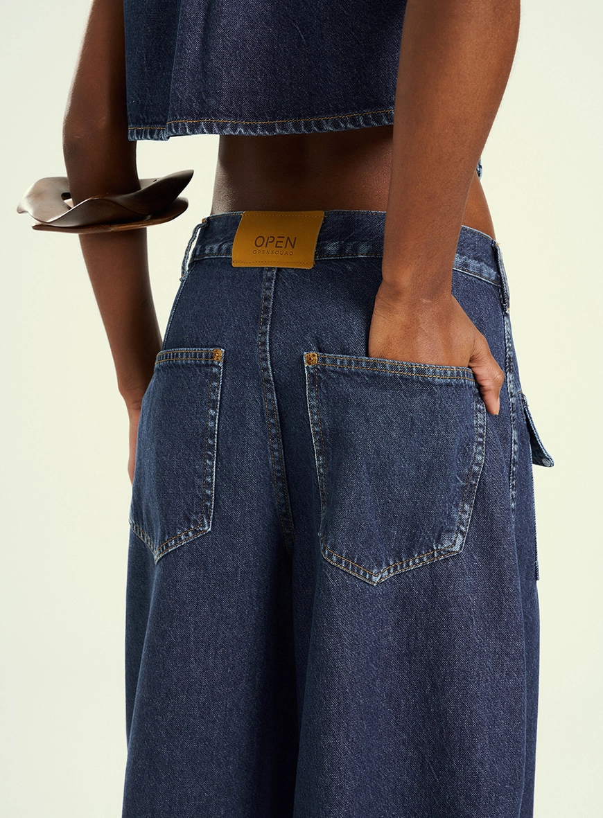 Calça Feminina Wide Leg - Novara Índigo 3