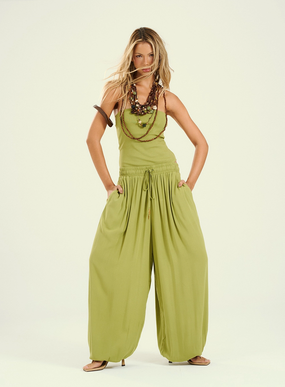 Calça Feminina  Balonê Verde 6