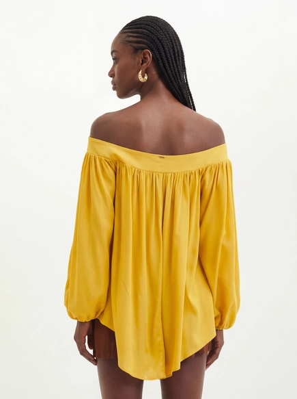 Blusa Feminina Ombro A Ombro - Godê