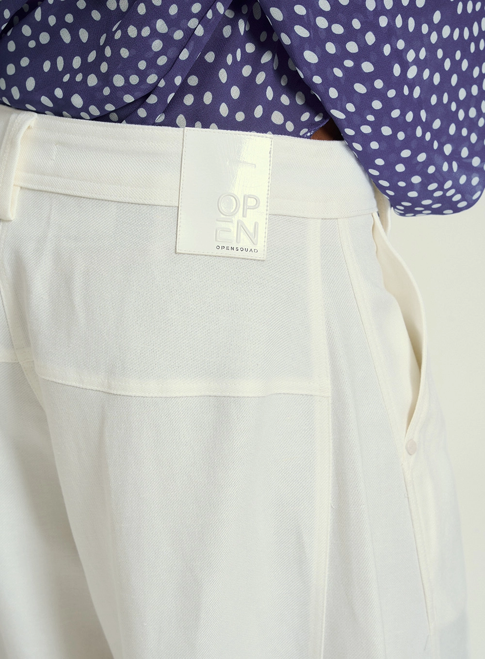 Calça Feminina Wide Leg De Alfaiataria Off Shell 4
