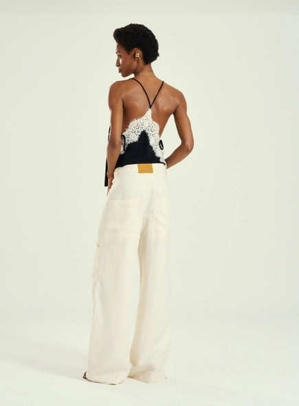 Calça Feminina Reta Ampla