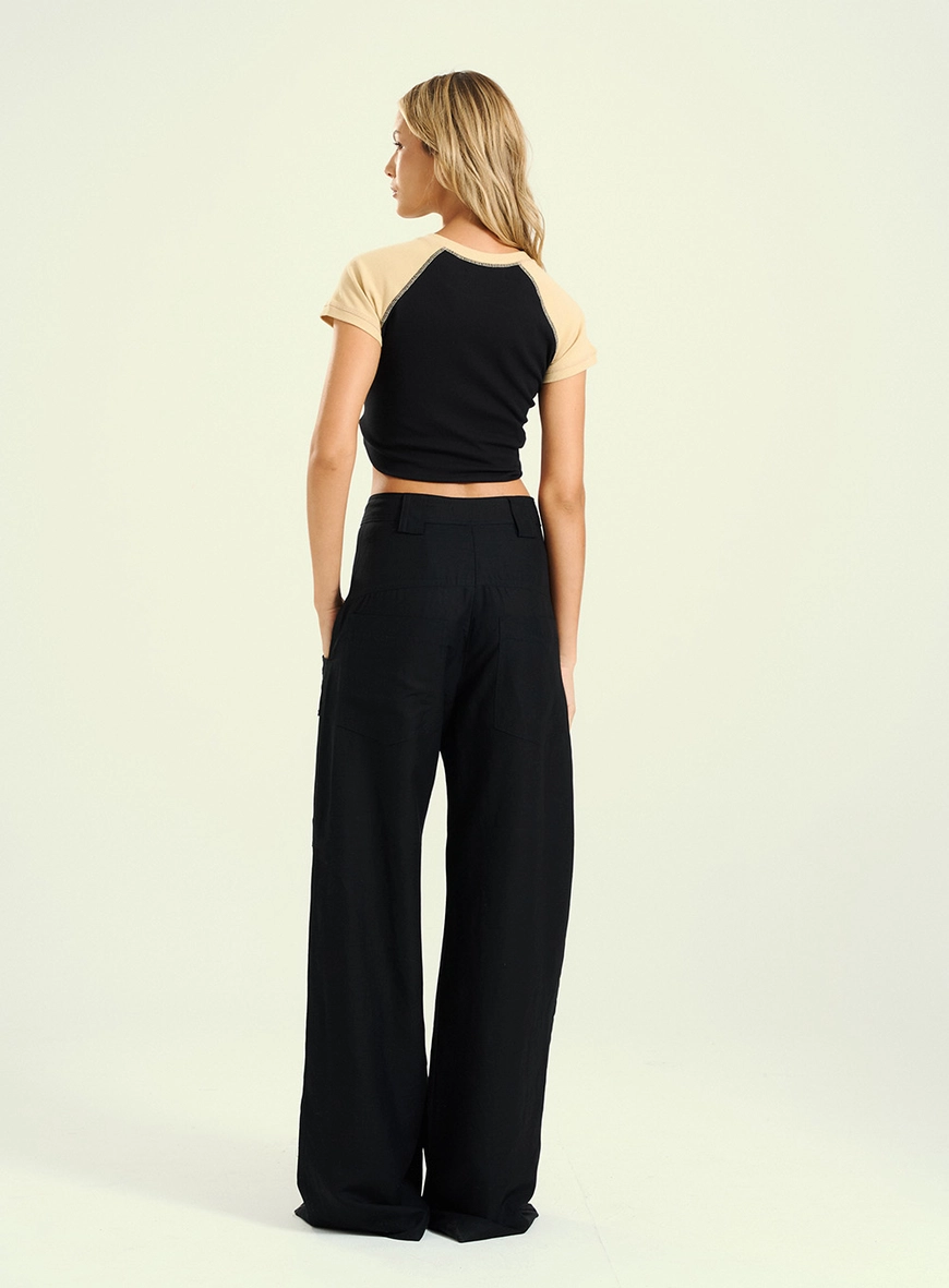 Calça Linho Preto 2