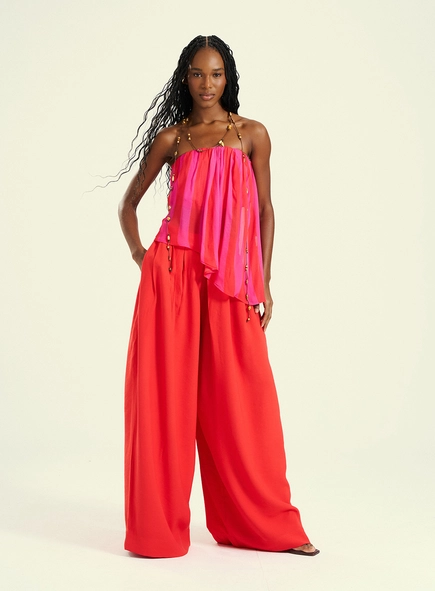Calça Feminina Pantalona Fluida