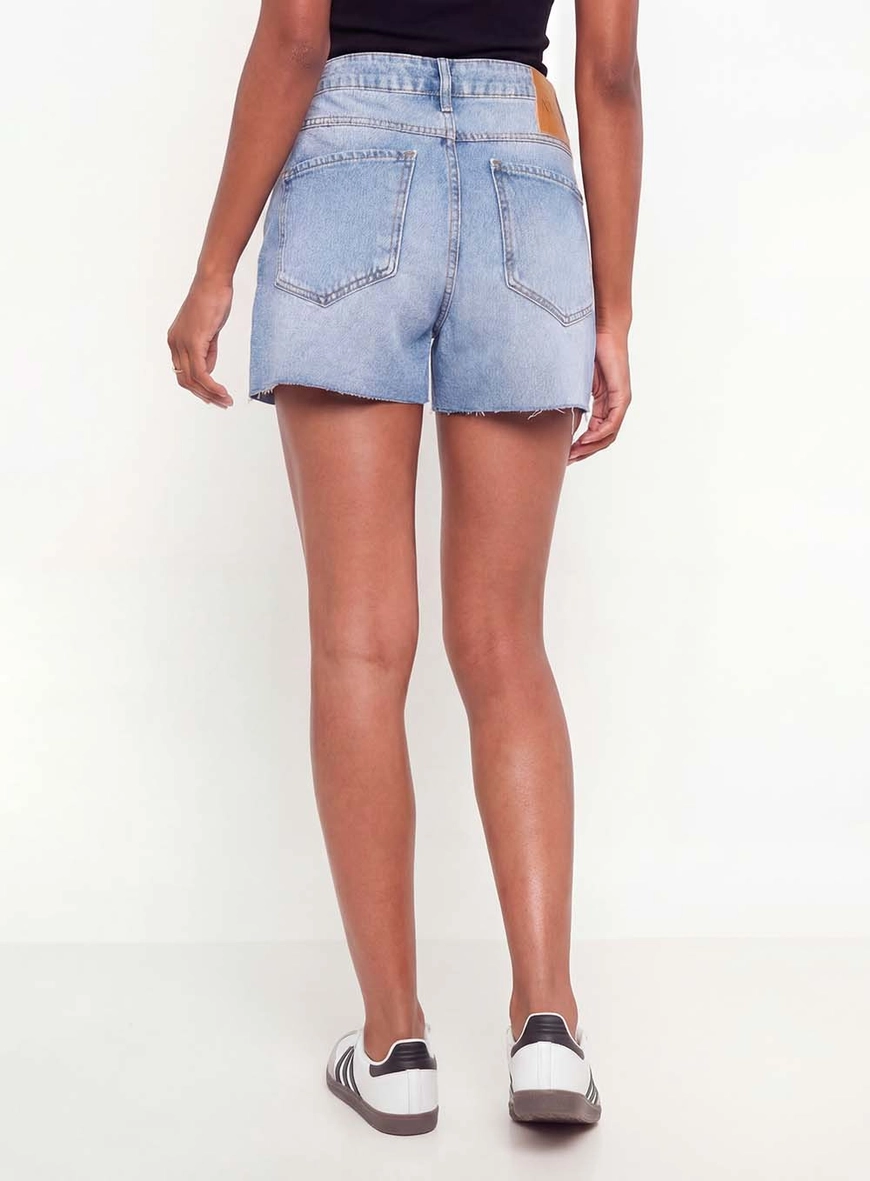 Short Jeans Mom Índigo 4