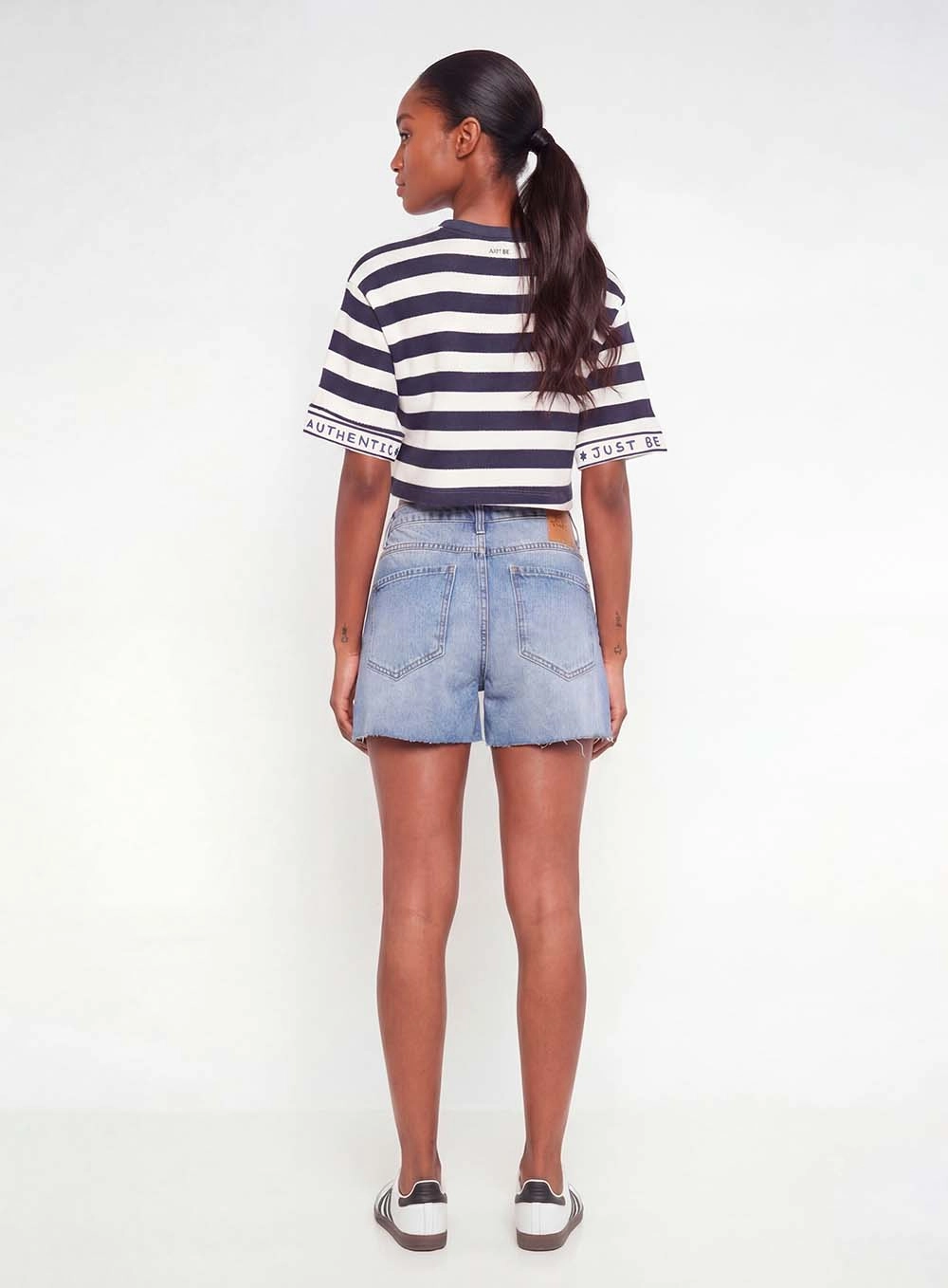 Short Jeans Mom Índigo 2